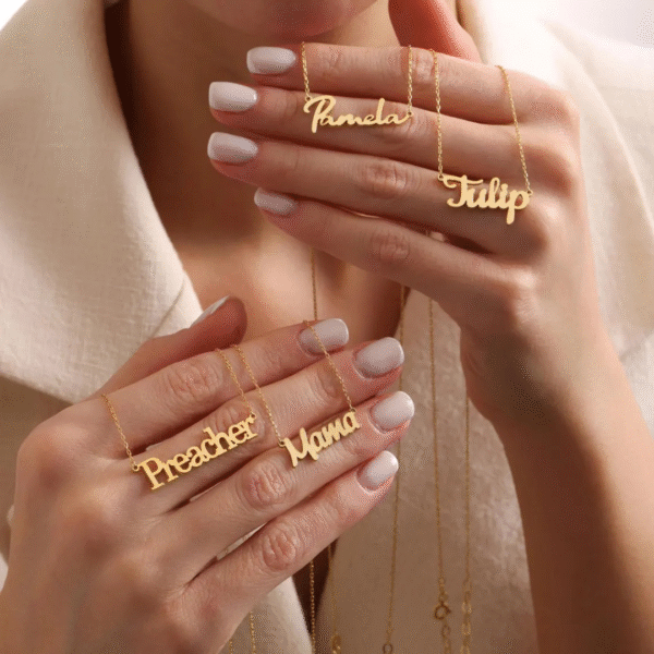 Custom Name Necklace – Personalized Jewelry in Any Language or Style